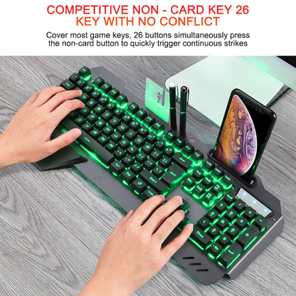 RGB Gaming Keyboard with Holder