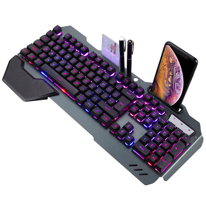 RGB Gaming Keyboard with Holder