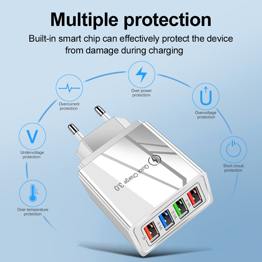 USB 3.0 Fast Wall Charger Adapter