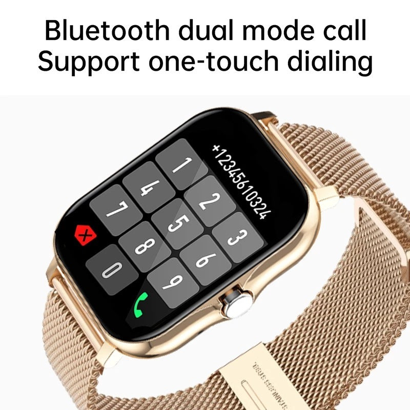 Bluetooth Smart Watch Heart Rate Monitoring Call