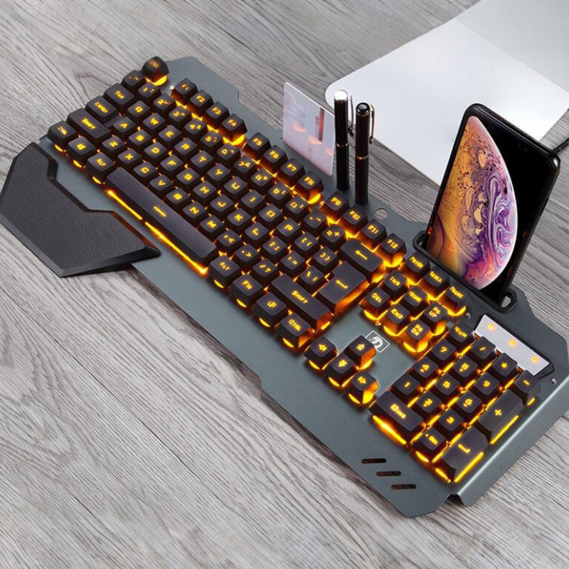 RGB Gaming Keyboard with Holder