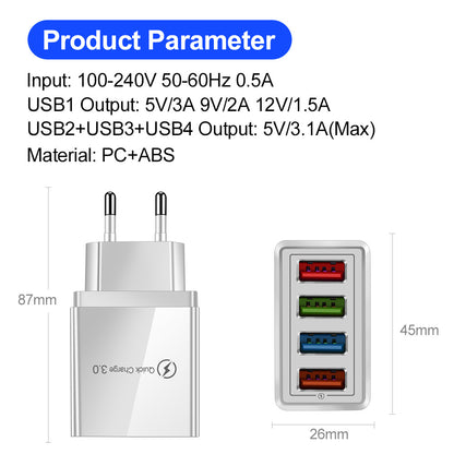 USB 3.0 Fast Wall Charger Adapter